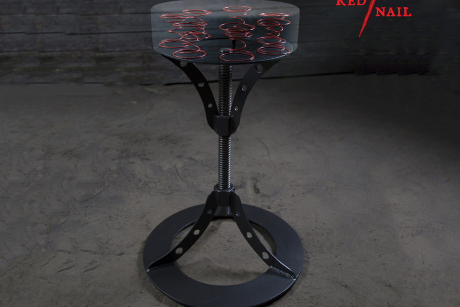 The Knight Stool Red spring